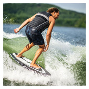 Hyperlite Shim 5.3 Wakesurf Board, DuraShell Construction, Fast Rocker, Vented Tail Channels, Machined EVA Traction Pad, 25350223