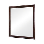 Coaster Fine Furniture Louis Philippe Square Dresser Mirror, Cappuccino Brown, Asian Hardwood Frame, 38.25 in, 202414