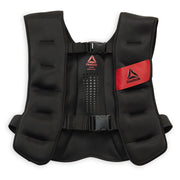 Reebok 17-65047 Adjustable Fit Weighted Vest 20lb W/Reflective Elements, Black