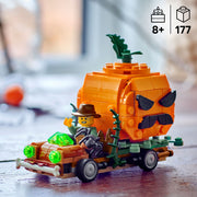 LEGO 40822 Jack-O-Lantern Pickup Truck Building Toy, Halloween Theme, 177 Pieces, Ages 8+