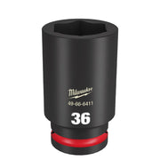 Milwaukee 49-66-6411 SHOCKWAVE Impact Duty Socket 3/4in Drive 36MM Deep 6 Point