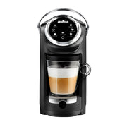 Lavazza Classy Plus Single Serve Coffee Brewer, All-in-One Espresso and Coffee Machine with Built-in Milk Frother, Black, 42 oz Reservoir, LPC00117