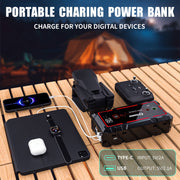 Soulor CY20 Car Jump Starter, 3000A Peak Current, 8000mAh Lithium Battery, Portable Power Bank with Dual USB Fast Charging and Emergency LED Light