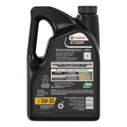 Castrol EDGE 5W-30 Advanced Full Synthetic Motor Oil, 5 Quart, High Temperature Performance, Enhanced Wear Protection, Extended Oil Change Interval