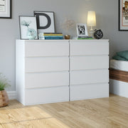 Homfa HMD-180 4 Drawer Modern Storage White Dresser