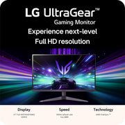 LG 27GS40W-B 27-Inch Ultragear FHD (1920 x 1080) Gaming Monitor, Black