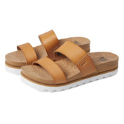 Reef Cushion Vista Hi Slide Sandals for Ladies - Natural - 8M