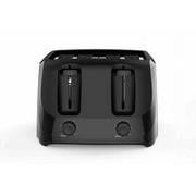 Mainstays TA5018 4-Slice Toaster with 6 Shade Settings and Removable Crumb Tray, Black
