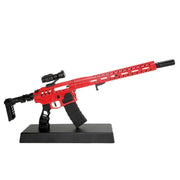 Goat Guns AR15 Skeleton Miniature Air Gun Accessory, Skeletonized Design, Red