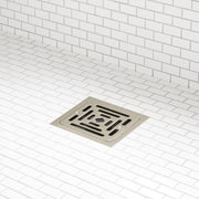 Adelphi Square Shower Drain - Brushed Nickel