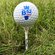 Zero Friction B52 Distance Golf Balls, 15 Count, White, 85 Compression, 2-Piece Construction, Includes Turf Tees, GB35001