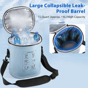 MS.DEAR Cold Therapy Machine for Knee, Shoulder, Hip & Ankle, Adjustable Timer, 5 Cooling Modes, 15L Capacity, Gray, 103608US