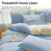 VBXOAE All-Season 4-Piece Bedding Set, Light Blue