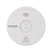 Universal Security Instruments 2 IN 1 Hardwire Smoke and Fire Alarm with Photoelectric Sensor, 10-Year Sealed Battery Backup, Voice Alerts, Interconnected, White