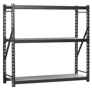 edsal 7224PRBWWD3 72-in H x 77-in W x 24-in D 3-Tier Steel NSF Certified Freestanding Shelving Unit