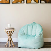 Big Joe 1124562R2 Joey Bean Bag Chair, Plush, Kids and Teens, 2.5ft, Turquoise