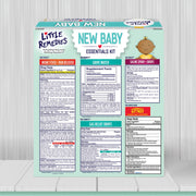 Little Remedies New Baby Essentials Kit, 6-Piece Infant Care Set with Saline Nasal Spray, Nasal Aspirator, Gas Relief Drops, Acetaminophen, Gripe Water, Diaper Rash Cream