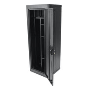 Mossy Oak 18-Gun Collapsible Rifle Security Cabinet with Reinforced Key Lock, Gray, A00055353