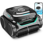 WYBOT C2 Cordless Robotic Pool Cleaner with Smart Navigation, App Control, Wall Climbing, Black and Green