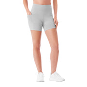 Women's 2-Pack Bike Short, Black/Grey Heather, M