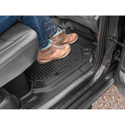 Husky Liners X-act Contour Front Floor Liners, 2 Piece, Black, Fits 2017-2026 Ford F-250 F-350 F-450 Crew SuperCab, 53361