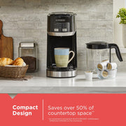 Black+Decker SS0441-0BD Dual Brew Black 14-Cup Drip Coffee Maker