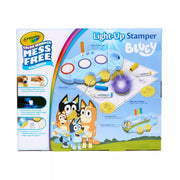 Crayola 750273 Magic Light Up Bluey Stamper Art Set, Toddler Mess Free Coloring and Stamping Kit