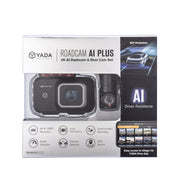 Yada BT533642-6/2 Roadcam AI Plus, Front and Rear 1080P, 4K Dash Camera with Advanced Ai Driver Assistance