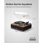 ANGELS HP-H019-0R-US HORN Vinyl Record Player Bluetooth Turntable