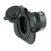 Marinco ConnectPro 3-Wire Trolling Motor Receptacle, 12V to 36V, 40 Amp, Black, Corrosion Resistant, 12VBR