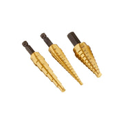 Irwin 15502 3 Piece Titanium Coated Unibit Set