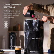 Nespresso Pixie Espresso Machine by De'Longhi, 19-Bar Pressure, Compact Industrial Design, Navy Blue, EN127BL