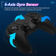 SIXGOLDHUA Wireless Controller for PS5/Slim/Pro/PC, Remote for PS5 Game Controller w/6-Axis Gyro