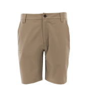 TrueTimber Men's Twin Reef Fishing Shorts, Lightweight Quick-Dry Fabric, Stretch Fit, Khaki, 9-Inch Inseam, TT M Twin Reef Shorts KHK 32