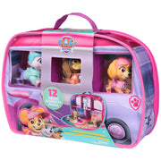 Spin Master Paw Patrol Skye's World Pupcation Rescue Set with Skye, Liberty, Everest Figures, 12-Inch Fabric RV Camper, Interactive Rescue Accessories