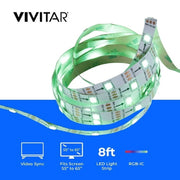 VIVITAR RGB1658-NOC RGB TV Sync Lights 8ft