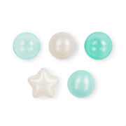 Battat Neutral Play Balls Toddler Toy, 100 Durable BPA-Free Plastic Balls with 20 Star-Shaped - Reusable Mesh