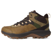 Merrell J038077 Speed Strike 2 Mid Leather Hiking Boots for Men, Olivine, 11M
