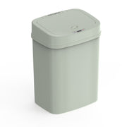 Nine Stars NSTB3 Automatic Bathroom Trash Can, 3.2 Gallon Plastic Motion Sensor Garbage Bin with Soft Close Lid, Green