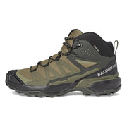 Salomon L47865600 X Ultra 360 Mid Waterproof Hiking Boots for Men - Olive Night - 9.5M