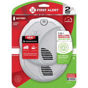 First Alert 1046813 10 Year Battery-Powered Photoelectric Smoke & Carbon Monoxide Combination Pack