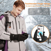 Savior Heat S18 Heated Glove Liners, 7.4V Rechargeable Winter Gloves with Touchscreen Compatibility, Waterproof