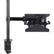 StarTech.com Adjustable Laptop and Monitor Desk Mount, Articulating Arm, VESA Tray, Clamp and Grommet Mount, Supports Laptops up to 16.5in and Monitors up to 34in
