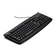 Kensington K64407US Pro Fit USB Washable Keyboard, 104 Keys, Black