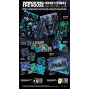 Xikers House of Tricky Wrecking the House Tricky Version CD with 96-Page Photobook, Folded Poster, Stickers, Random Photocards, Magnetic Dual Sleeve Pack