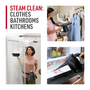 Hoover Corded Handheld Steamer Steam Cleaner with 5 Specialized Tools, Spill-Proof 8.5 oz Reservoir, Compact Design, 16 ft Cord, WH25010