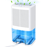 HOPEPOW 05W107 Dehumidifier with Drain Hose, Blue