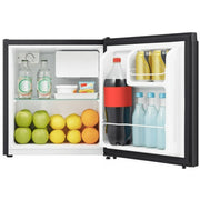 Hisense WMS017M6XVE 1.6 Cu ft Compact Refrigerator Silver, Standard 17.5