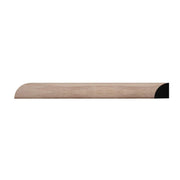 Ekena Millwork Americraft Quarter Round Solid Hardwood Moulding, FAS Grade Walnut, 0.5 in D x 0.5 in W x 6 in L, 2490620