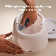 Frida Baby 3-in-1 Cool Mist Humidifier with Essential Oil Diffuser and Nightlight, Whisper-Quiet, Top-Fill, 0.66 Gallon, 60 Hour Runtime, White